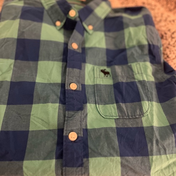 Abercrombie Kids boys long sleeve button down shirt size 16 - Picture 1 of 4